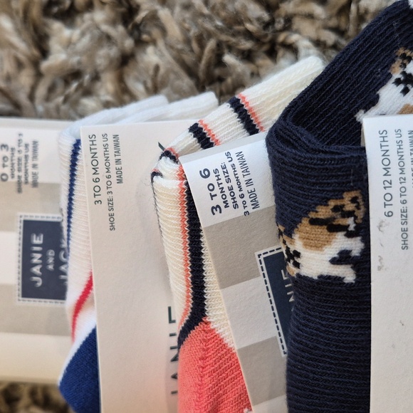 NEW Janie and Jack Baby Boy Sock Bundle - Picture 2 of 3